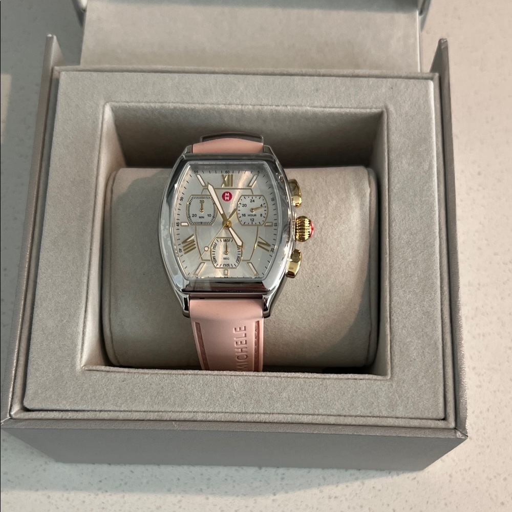 Michele Two Tone Watch